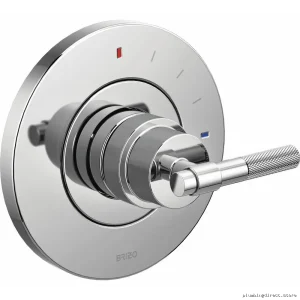 Brizo Chrome Pressure Balance Shower Valve Trim with T-Lever Handle