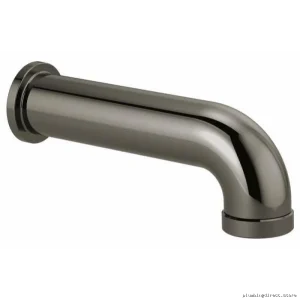 Brizo Chrome Tub Spout with Easy-Pull Diverter - Modern Bathroom Upgrade