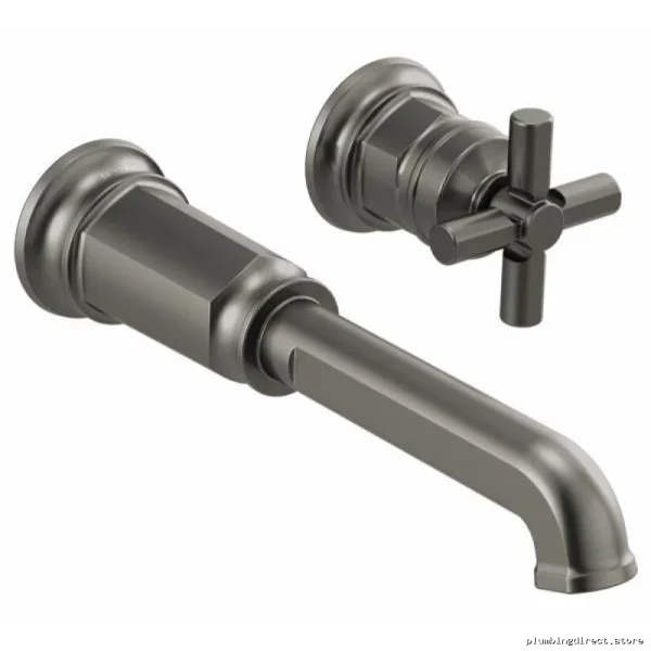 Brizo Chrome Wall Mount Bathroom Faucet 1.5 GPM Single Handle Trim