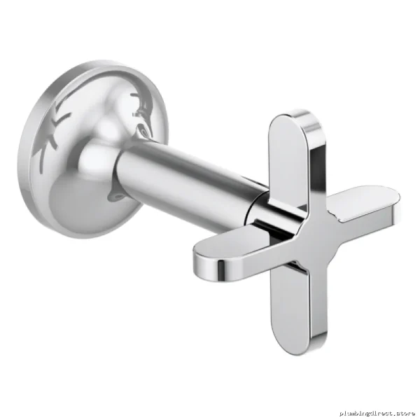 Brizo Chrome Cross Handle Wall Mount Bathroom Faucet