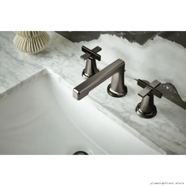Brizo Chrome Widespread Bathroom Faucet with Cross Handles HX5397-BNX - Image 2