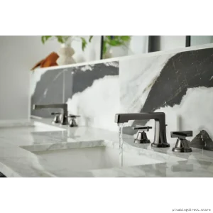 Brizo Chrome Widespread Bathroom Faucet with Cross Handles HX5397-BNX