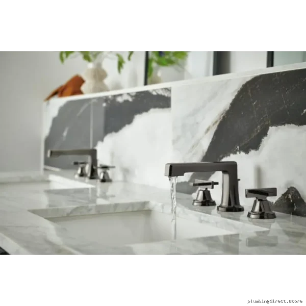 Brizo Chrome Widespread Bathroom Faucet with Cross Handles HX5397-BNX