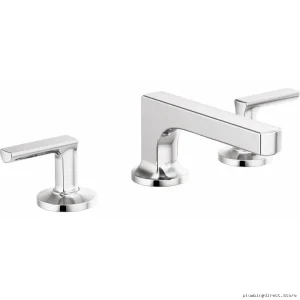 Brizo Chrome Widespread Bathroom Faucet with Lever Handles HL5306-PC