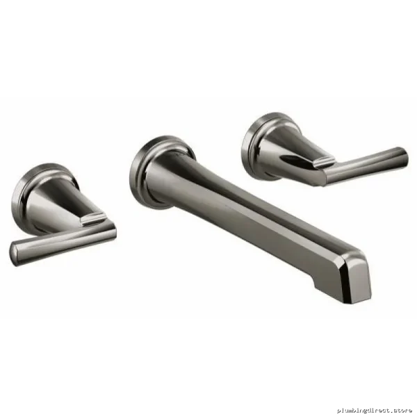 Brizo Single-Handle Wall Mount Faucet - Eco-Friendly Luxe Nickel Finish - Image 2