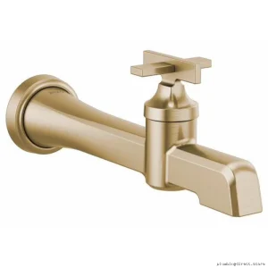 Eco-Friendly Levoir Single Handle Wall Mount Bath Faucet Trim – Luxe-Gold Finish | Brizo