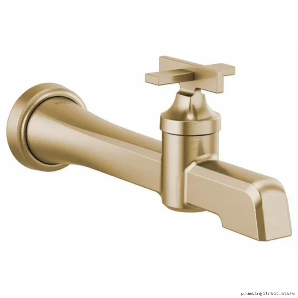 Eco-Friendly Levoir Single Handle Wall Mount Bath Faucet Trim – Luxe-Gold Finish | Brizo