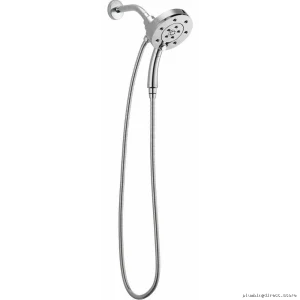 Brizo Euro Round Chrome Finish Handheld Shower w/H₂Okinetic Tech