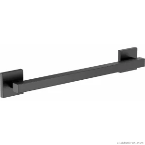 Brizo Euro Square 18 Towel Bar - Matte Black Model 69480-BL