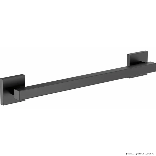 Brizo Euro Square 18 Towel Bar - Matte Black Model 69480-BL