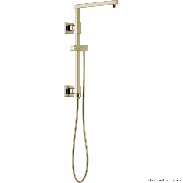 Brizo Euro Square Modern Shower Column in Polished Nickel