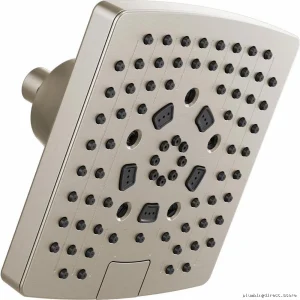 Full Bathroom Coverage 5-Function Shower Head | 1.75 GPM Luxe Nickel Brizo