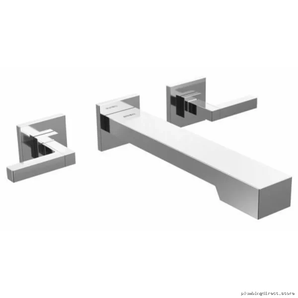 Brizo Chrome 2-Handle Wall Mount Tub Filler Trim by Frank Lloyd Wright, No Handles T70422-PCLHP