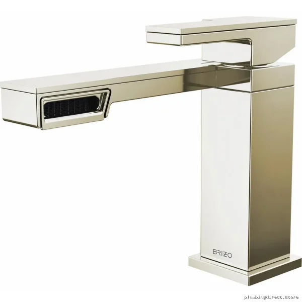 Brizo Frank Lloyd Wright Design Polished Nickel Single Hole Bathroom Faucet