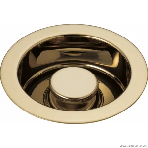 Kitchen Garbage Disposal Flange & Stopper Set - Polished Gold 69070-PG Brizo