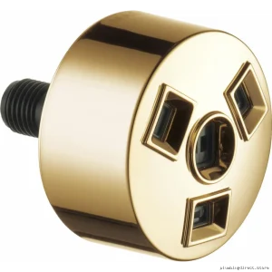 Brizo Gold Massaging Shower Head with HydraChoice Spray Settings