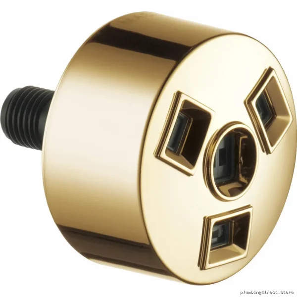 Brizo Gold Massaging Shower Head with HydraChoice Spray Settings