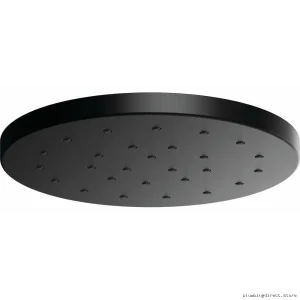Brizo H2OKinetic Raincan Shower Head - 14" Matte Black with Therapeutic Water Flow