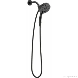 Brizo H2Okinetic 2-in-1 Hand Shower Euro-Style Matte Black Finish - Model 86275-BL-2.5