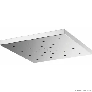 Brizo 81986-PC H2OKinetic Square Rain Shower Head with Spa-Like Water Flow - Chrome