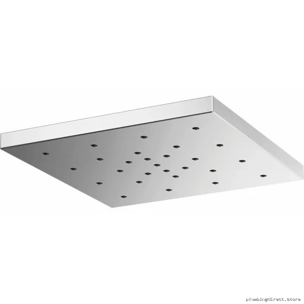 Brizo 81986-PC H2OKinetic Square Rain Shower Head with Spa-Like Water Flow - Chrome