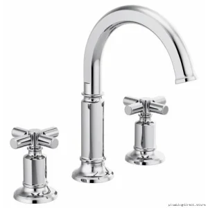 Brizo High Arc Bathroom Faucet Widespread Handle-Free 1.5 GPM Chrome 65376LF-PCLHP