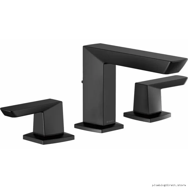 Brizo High-Efficiency Widespread Bathroom Faucet Matte Black