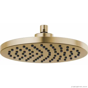 Brizo 81398-GL-2.5 High-Pressure Raincan Shower Head - 2.5 GPM Luxury Gold Design