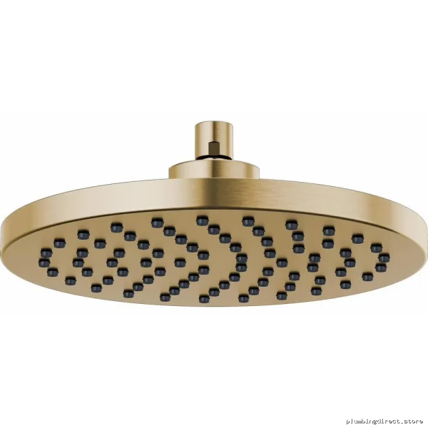 Brizo 81398-GL-2.5 High-Pressure Raincan Shower Head - 2.5 GPM Luxury Gold Design