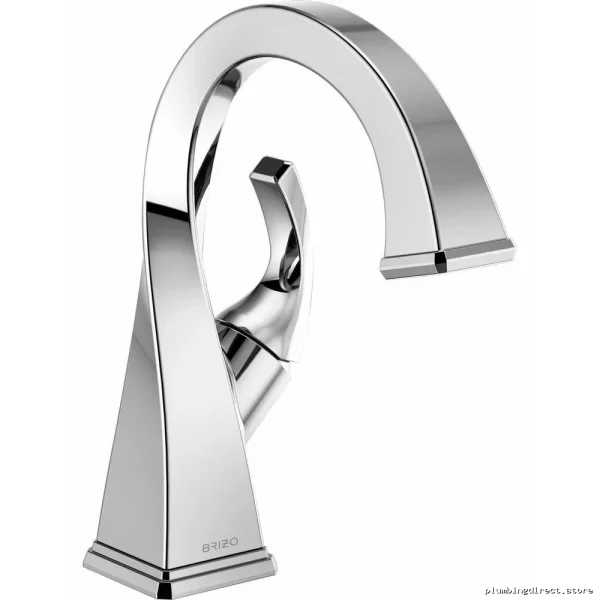 Chrome Single Hole Modern Bathroom Faucet - Brizo High-Style