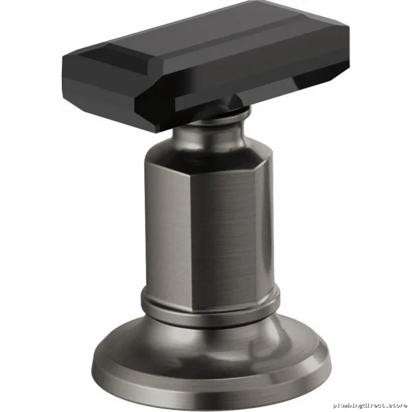 Brizo HK5376-SLBC Crystal Lever Faucet in Luxe Steel Black Finish