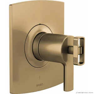Brizo Kintsu Gold Thermostatic Shower Valve Trim Kit HK6006-GL