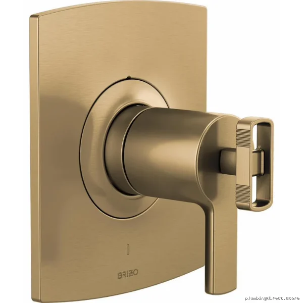 Brizo Kintsu Gold Thermostatic Shower Valve Trim Kit HK6006-GL