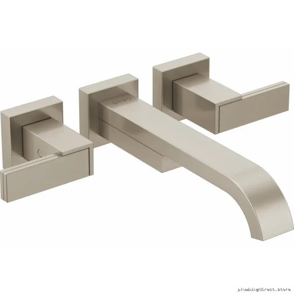 Brizo Wall-Mounted Tub Faucet Handles 2-Handle Lever Kit Brushed Nickel Stainless Steel HL70480-BN - Image 2