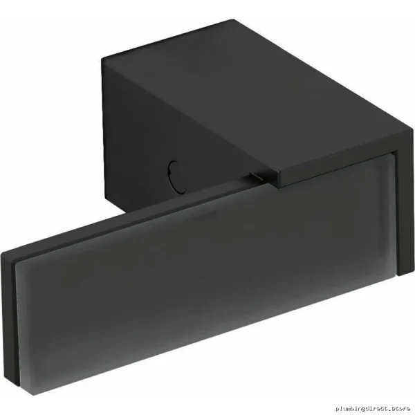 Siderna 2-Handle Wall Mount Tub Filler Solar-Powered Gray Glass Lever Handles - Matte Black HL70482-BL Brizo