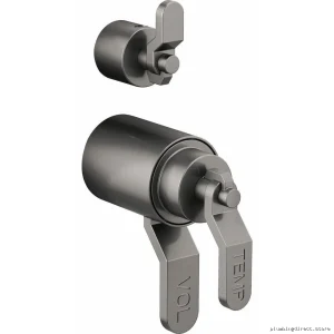 Brizo HL7534-SL Luxe Steel Thermostatic Valve Kit with Diverter & Lever Handle