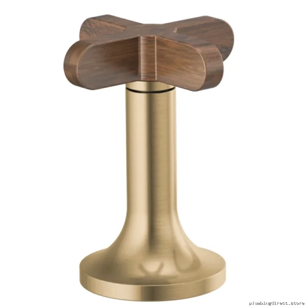 Widespread Bathroom Faucet with High Cross Handles in Luxe Gold Finish Brizo HX5375