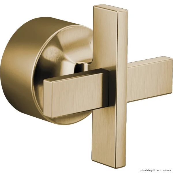 Luxe Gold Brizo Levoir HX60P98-GL Pressure Balance Cross Handle Shower Kit