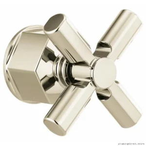 Brizo HX6676-PN Cross Handle Thermostatic Valve Kit Polished Nickel Finish