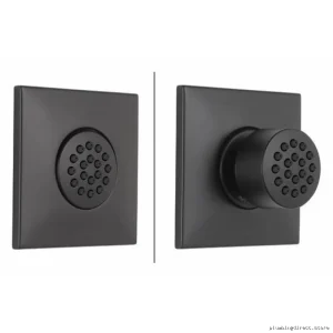 Durable HydraChoice Max Square Body Spray Trim Black Onyx T84913-BNX Brizo