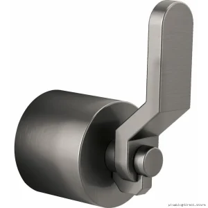 Industrial Lever Handle Tub Filler Single Handle Freestanding Design Luxe Steel Construction Brizo HL7034-SL