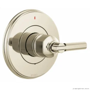 Brizo Invari Handleless Pressure Balance Valve Trim (Matte Black Finish) - T60P076-PNLHP