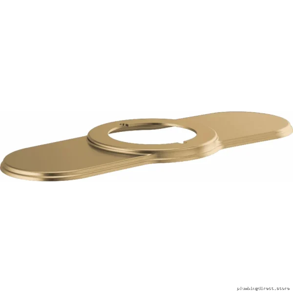 Invari Luxe Gold Single Hole Bathroom Faucet Deck Plate - RP100324GL Brizo