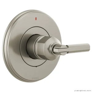 Brizo Invari Luxe Nickel Handleless Pressure Balance Valve Trim T60P076-NKLHP