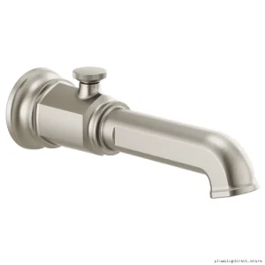 Tub Spout with Diverter for Shower - Invari Luxe Nickel RP100327NK by Brizo
