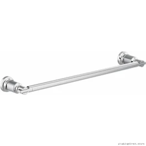 Brizo Invari 18-Inch Chrome Towel Bar 691876-PC for Modern Bathrooms