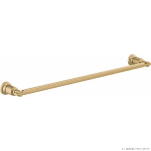 Brizo Invari Modern Towel Rack - Luxury Brass Design | Model #692476-GL | 24 Inch