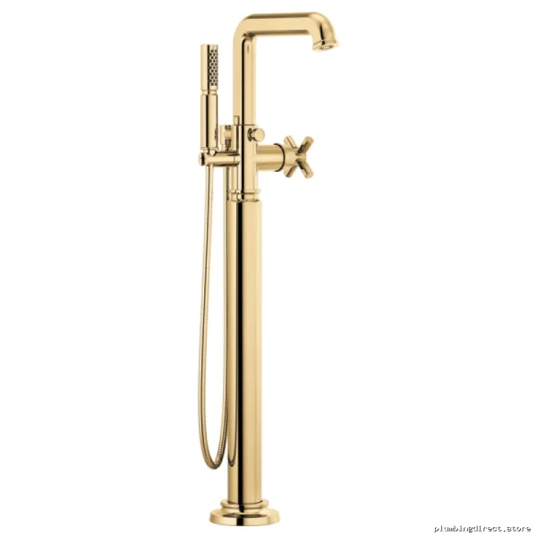 Brizo Invari Freestanding Handleless Tub Filler - Polished Gold