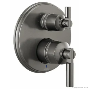 Brizo Invari Pressure Balance Valve Trim with 3-Way Diverter & Handle-Free Design