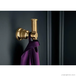Brizo Invari Robe Hook in Polished Gold Finish - Model 693476-PG